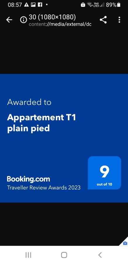 Appartement T1 Plain Pied 르 카네 데 모르 외부 사진